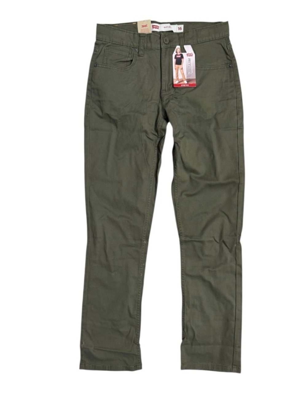 LEVI’S Boy’s 511 Slim Stretch Woven Denim Pants NWT size 16
